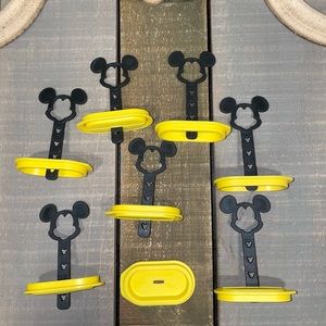 Disney Mickey‎ Mouse Popsicle Tupperware Ice Mold Replacement lids & sticks